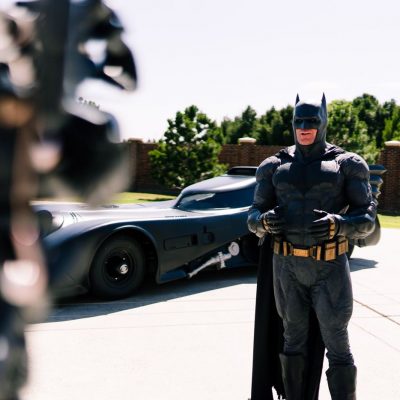 lubbock batman being spotlighted on KCBD