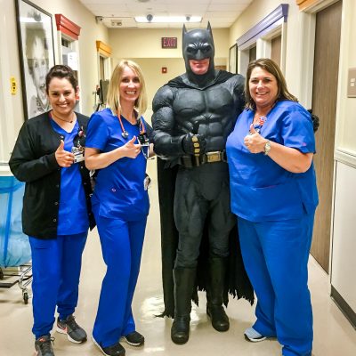 Lubbock batman supporting the community
