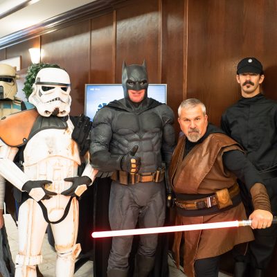 Lubbock batman with star wars characters