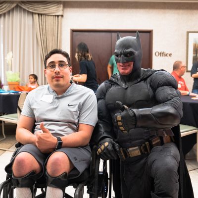 Lubbock batman supporting the community