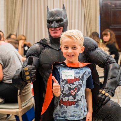 Lubbock batman and his batmobile at UMC