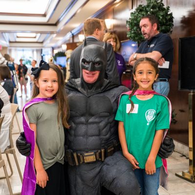 Lubbock batman and his batmobile at UMC