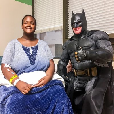 Lubbock batman supporting the community